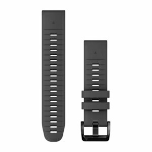 Ремешок Garmin QUICKFIT 22 Watch Band, силикон (Graphite)