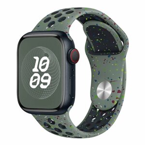Ремешок силиконовый для Apple Watch 1-9, SE 38 мм, 40 мм, 41 мм, размер S/M, цвет Cargo khaki