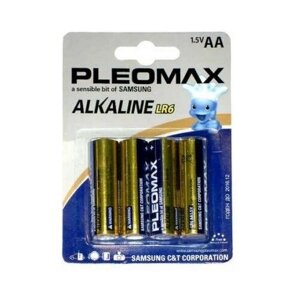 Samsung Pleomax Батарейки Samsung Pleomax Pleomax LR6-4BL AA 4 шт