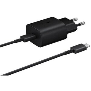 Сетевое зарядное устройство Samsung EP-TA800XBEGWW + кабель Type-C Чёрный