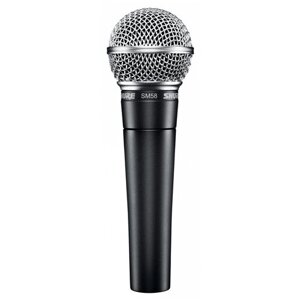 Shure SM58SE, разъем: XLR 3 pin (M), темно-серый, 1 шт