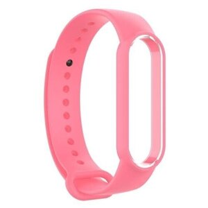 Силиконовый браслет для Xiaomi Mi Band 5 Розовый
