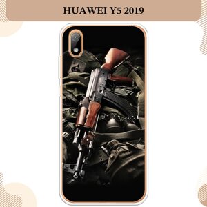 Силиконовый чехол "Автомат" на Huawei Y5 2019 / Хуавей Y5 2019