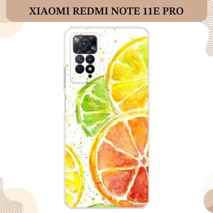 Силиконовый чехол "Цитрусовые" на Xiaomi Redmi Note 11E Pro / Сяоми Редми Нот 11E Про