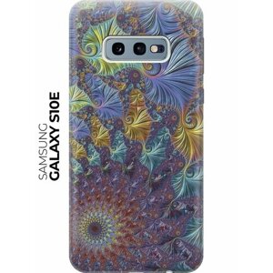 Силиконовый чехол Цветной калейдоскоп на Samsung Galaxy S10e / Самсунг С10е