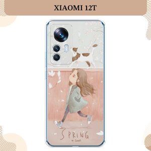 Силиконовый чехол "Девочка-весна" на Xiaomi 12T / Сяоми 12T