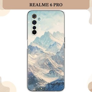 Силиконовый чехол "Горы 4" на Realme 6 Pro / Реалми 6 Про