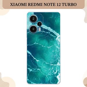 Силиконовый чехол "Изумрудный океан" на Xiaomi Redmi Note 12 Turbo/Poco F5 / Сяоми Редми Ноут 12 Турбо/Поко Ф5