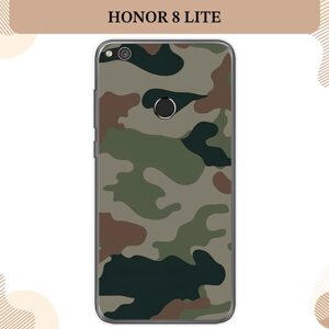 Силиконовый чехол "Камуфляж 1" на Honor 8 Lite/Huawei P8 Lite (2017) / Хонор 8 Лайт/Хуавей P8 Lite (2017)