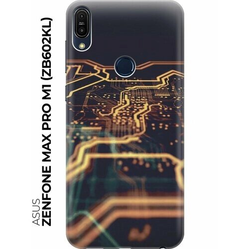 Силиконовый чехол Микросхемы на Asus Zenfone Max Pro M1 (ZB602KL) / Асус Зенфон Макс Про М1
