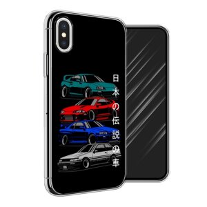 Силиконовый чехол на Apple iPhone X (10) / Айфон Икс (Десять) JDM Legend cars"