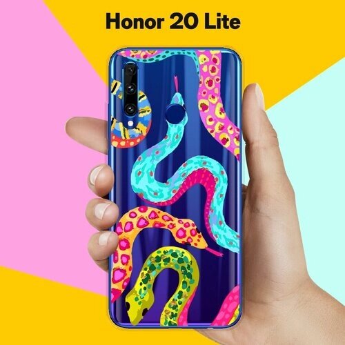 Силиконовый чехол на Honor 20 Lite Змеи / для Хонор 20 лайт