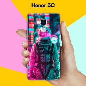 Силиконовый чехол на Honor 5C Астронавт 7 / для Хонор 5Ц
