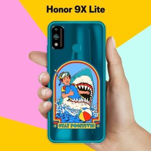 Силиконовый чехол на Honor 9X Lite Акула / для Хонор 9 Икс Лайт