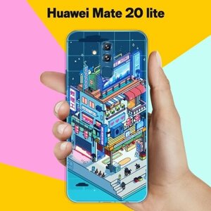 Силиконовый чехол на Huawei Mate 20 lite 8bit / для Хуавей Мейт 20 Лайт