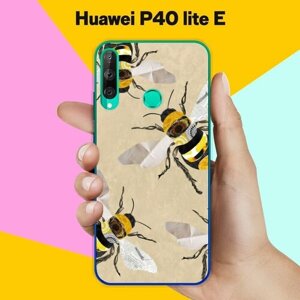 Силиконовый чехол на Huawei P40 lite E Осы / для Хуавей П40 Лайт Е