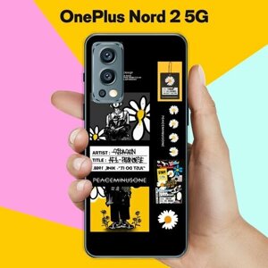 Силиконовый чехол на OnePlus Nord 2 5G Набор 50 / для ВанПлас Норд 2 5 Джи