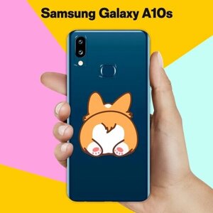 Силиконовый чехол на Samsung Galaxy A10s Хвост корги / для Самсунг Галакси 10с