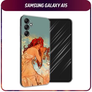 Силиконовый чехол на Samsung Galaxy A15 / Самсунг A15 "Славянская эпопея Альфонс Муха"