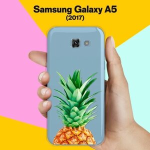 Силиконовый чехол на Samsung Galaxy A5 (2017) Ананас / для Самсунг Галакси А5 2017