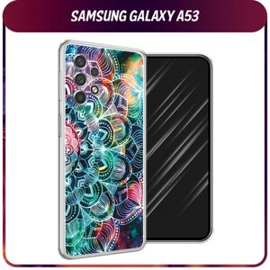 Силиконовый чехол на Samsung Galaxy A53 5G / Самсунг А53 5G "Мандала космос"