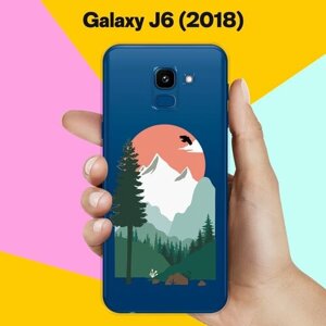 Силиконовый чехол на Samsung Galaxy J6 (2018) Горы / для Самсунг Галакси Джей 6 2018