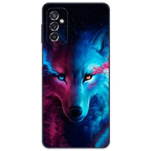Силиконовый чехол на Samsung Galaxy M52 / Самсунг Галакси M52 Волшебный волк