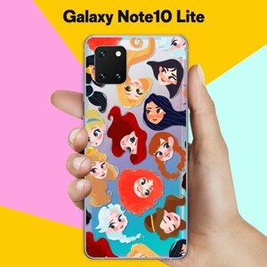 Силиконовый чехол на Samsung Galaxy Note 10 Lite Принцессы / для Самсунг Галакси Ноут 10 Лайт