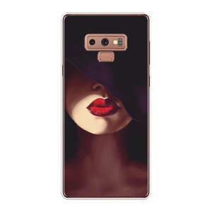Силиконовый чехол на Samsung Galaxy Note 9 / Самсунг Галакси Нот 9 Красные губы