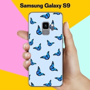 Силиконовый чехол на Samsung Galaxy S9 Бабочки 12 / для Самсунг Галакси С9