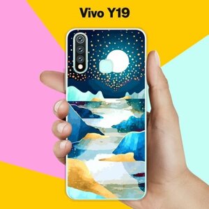 Силиконовый чехол на Vivo Y19 Пейзаж 13 / для Виво Ю19