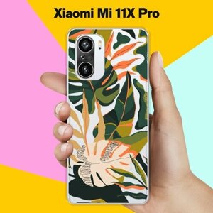 Силиконовый чехол на Xiaomi Mi 11X Pro Растения / для Сяоми Ми 11 Икс Про
