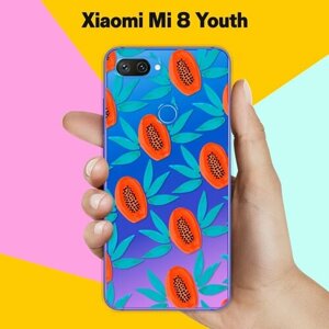 Силиконовый чехол на Xiaomi Mi 8 Youth Оранжевый фрукт / для Сяоми Ми 8 Юф