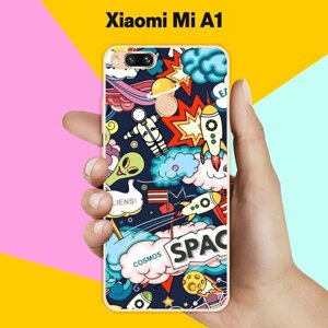 Силиконовый чехол на Xiaomi Mi A1 Space / для Сяоми Ми А1