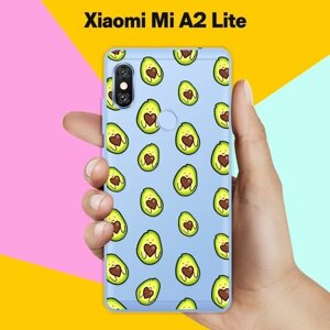 Силиконовый чехол на Xiaomi Mi A2 Lite Авокадо / для Сяоми Ми А2 Лайт