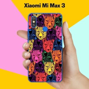 Силиконовый чехол на Xiaomi Mi Max 3 Тигры / для Сяоми Ми Макс 3