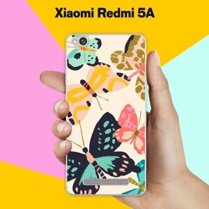 Силиконовый чехол на Xiaomi Redmi 5A Бабочки 9 / для Сяоми Редми 5А