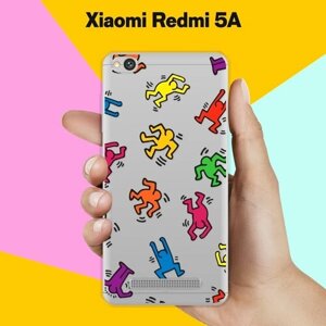Силиконовый чехол на Xiaomi Redmi 5A Человечки / для Сяоми Редми 5А