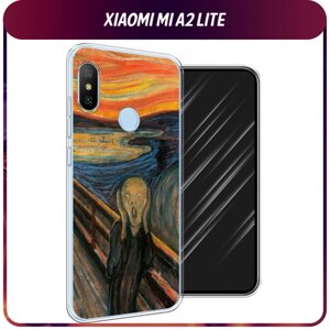 Силиконовый чехол на Xiaomi Redmi 6 Pro/6 Plus/Mi A2 Lite / Сяоми Редми 6 Про/6 Плюс/Ми A2 Лайт "Крик"