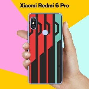 Силиконовый чехол на Xiaomi Redmi 6 Pro Узор / для Сяоми Редми 6 Про