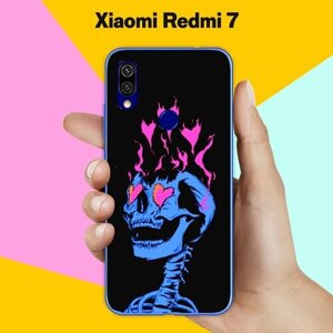 Силиконовый чехол на Xiaomi Redmi 7 Череп 20 / для Сяоми Редми 7