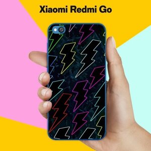 Силиконовый чехол на Xiaomi Redmi Go Молнии 7 / для Сяоми Редми го