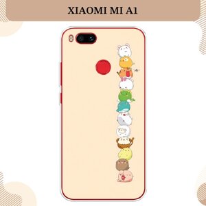 Силиконовый чехол "Питомцы Чиби" на Xiaomi Mi A1/5X / Сяоми Mi A1/5X