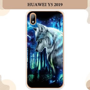 Силиконовый чехол "Сказочный волк" на Huawei Y5 2019 / Хуавей Y5 2019