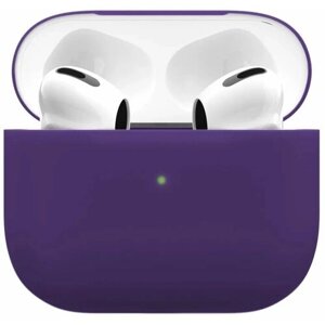 Силиконовый чехол VLP Silicone Case Soft Touch для Apple AirPods Pro Dark Violet