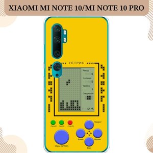 Силиконовый чехол "Желтый тетрис" на Xiaomi Mi Note 10/Mi Note 10 Pro / Сяоми Ми Нот 10/Ми Нот 10 Про