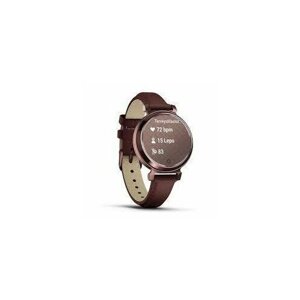 Смарт-часы Garmin Lily 2 Classic Dark Bronze with Mulberry Leather Band, 010-02839-03