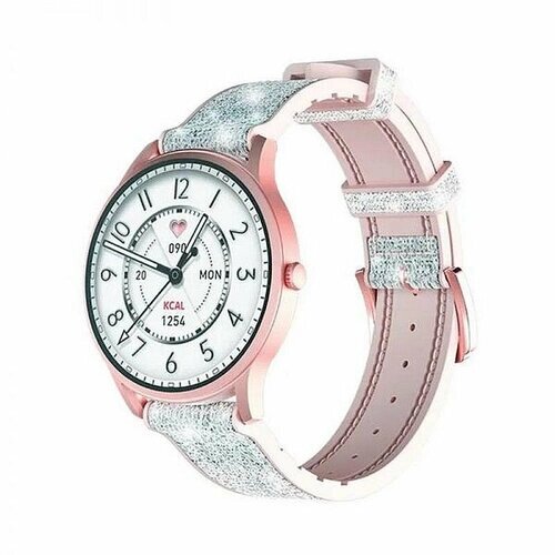 Смарт-часы Kieslect Lady Lora, 1.32" Amoled, розовый