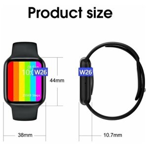 Смарт Часы W26 Watch6 Smart watch 6 Series Умные Часы Металл Bluetooth Фитнес Браслет для Android Ios для Всех