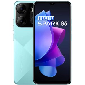 Смартфон TECNO Spark Go 2023 3/64 ГБ, Dual nano SIM, Uyuni Blue